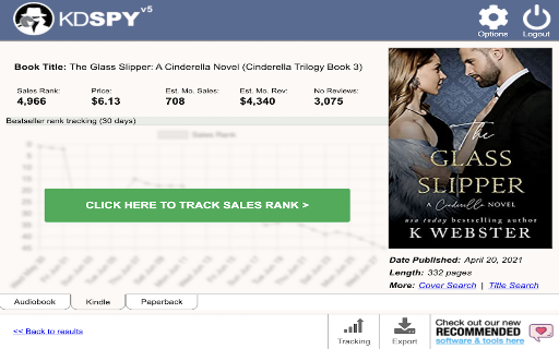 KDSPY – Keyword Research for Authors screenshot