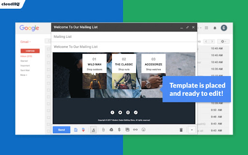 Gmail™ Email Templates by cloudHQ screenshot