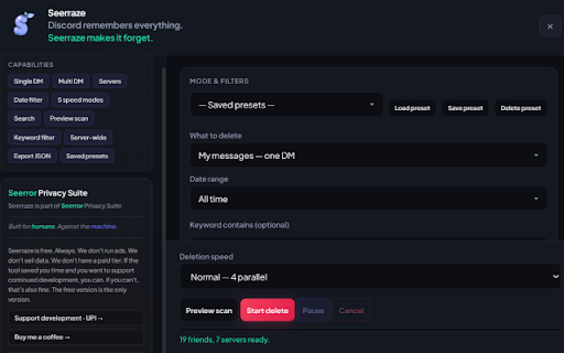 Seerraze screenshot