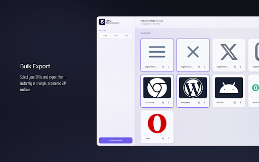 SVG Downloader screenshot