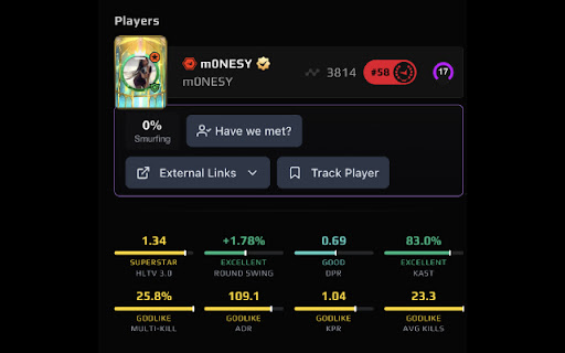Faceit-Extender screenshot