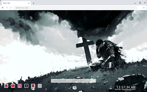 Guts Berserk Eclipse Grave Live Wallpaper screenshot