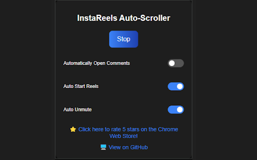 Instagram Auto-Scroller screenshot