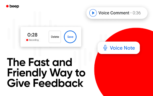 Record Voice Comments in Google Docs - Beep screenshot
