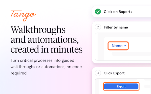 Tango – Document and Automate Your Processes screenshot