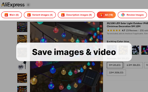 AliSave - Download AliExpress Images & Videos screenshot