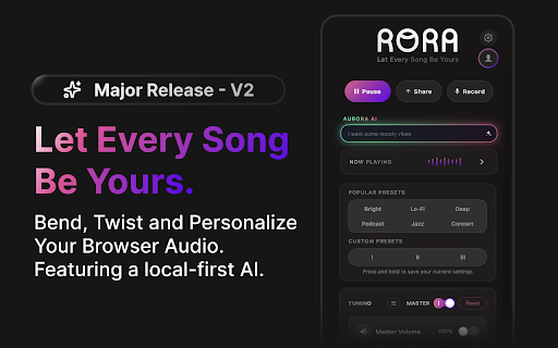 RORA - Audio Filter, Equalizer & Enhancer screenshot