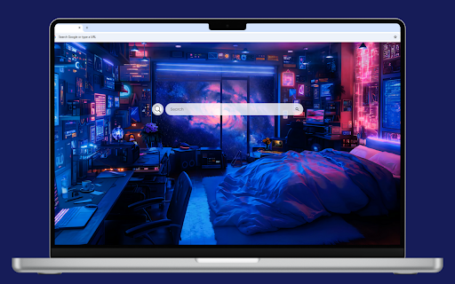 Space Galaxy Bedroom Live Wallpaper screenshot