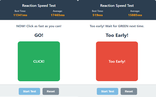 Reaction Speed Tester screenshot