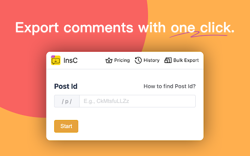 InsC - Instagram comment picker & exporter screenshot
