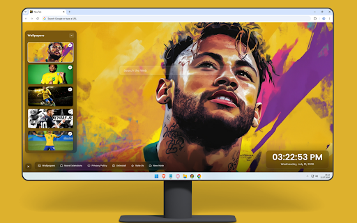 Neymar Wallpaper – Football Star Backgrounds screenshot