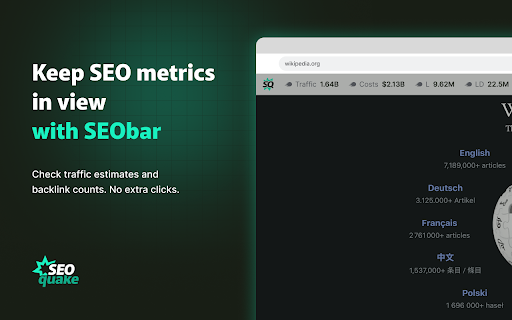 SEOquake: On-Page SEO Checker screenshot