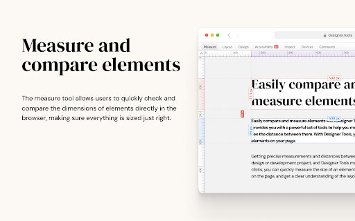 Designer Tools screenshot