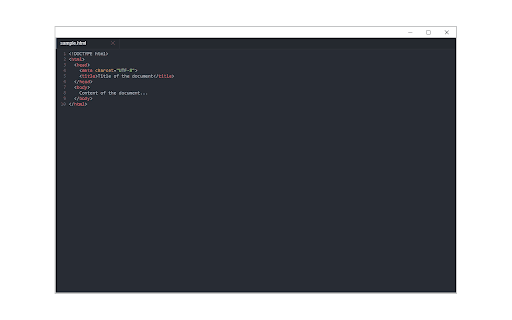 Text Editor screenshot