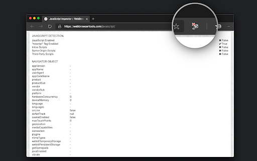 JavaScript Toggle On and Off screenshot