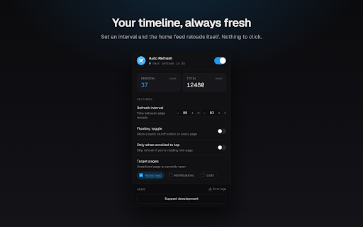 X (Twitter) Auto Refresher screenshot