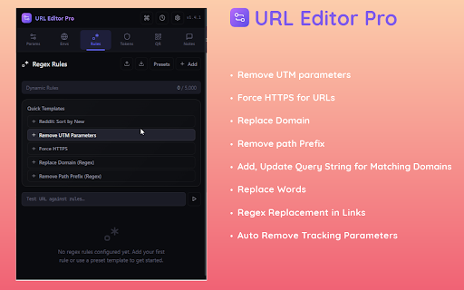 URL Editor Pro screenshot