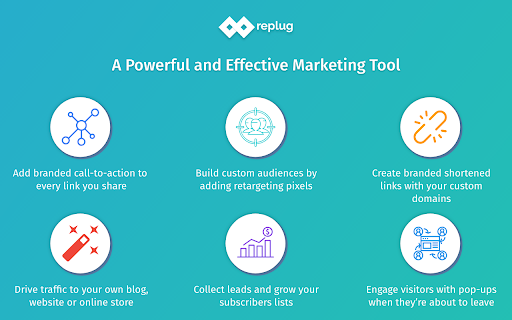 Replug | URL Shortener & Links Management screenshot