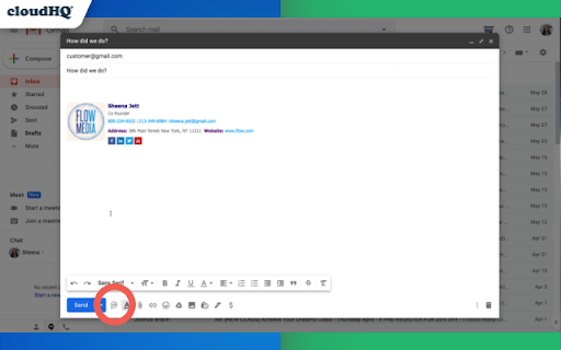 Gmail Free Online Polls & Surveys by cloudHQ screenshot