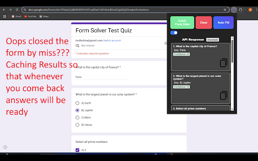 Google Forms Solver-Gemini Powered with OCR screenshot