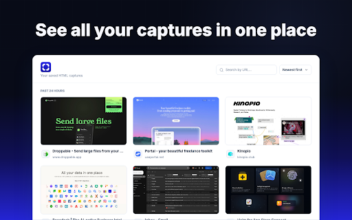 Html Capture screenshot