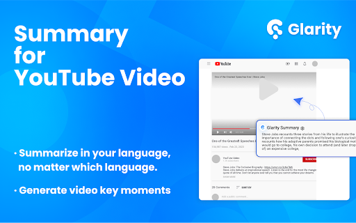 Glarity ChatGPT: Summary & Translate AnyPage screenshot