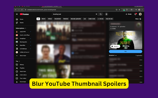 Hide Spoilers: Block & Blur Spoilers screenshot