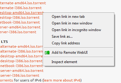 Remote Torrent Adder screenshot