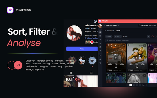 Viralytics | Content Insights Tool for Instagram screenshot