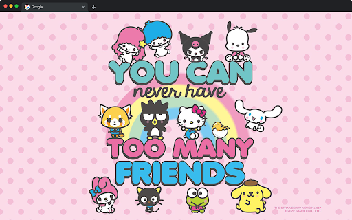 Hello Kitty Wallpapers HD New Tab - Sanrio Pink Backgrounds screenshot