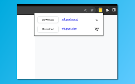 Favicon Explorer screenshot