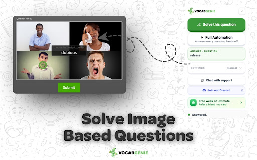 Vocab Genie | Instant Vocabulary.com Answers | #1 Vocabulary.com Hack screenshot