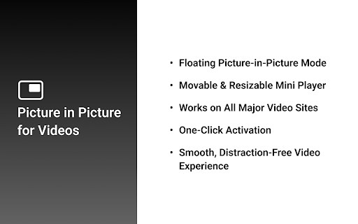 Picture in Picture for Videos screenshot