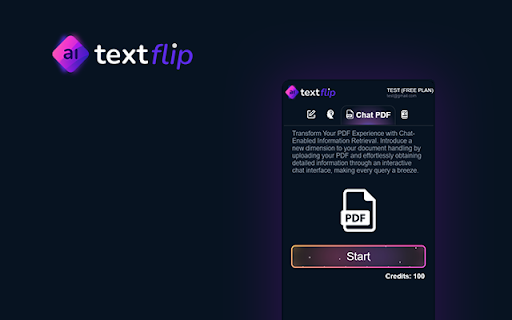 TextFlip: ChatGPT Rewriter, AI Humanizer, Chat PDF and Summarizer screenshot