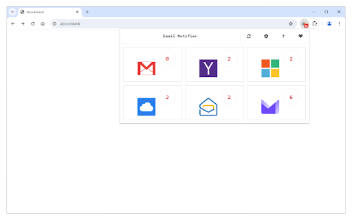 Email Notifier screenshot