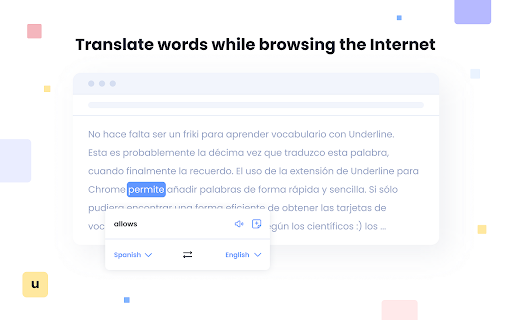 Underline screenshot