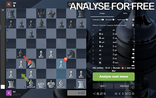 Free Chess Analyser screenshot