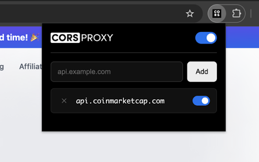 CORSPROXY: Fix CORS Errors screenshot