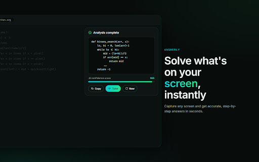 Answerly - Visual AI Assistant screenshot