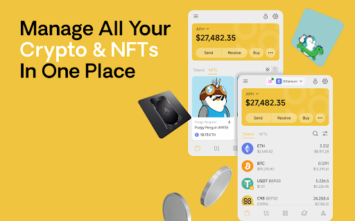 Coin98 Wallet Extension: Crypto & Defi screenshot