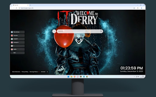 Welcome To Derry Pennywise Live Wallpaper screenshot