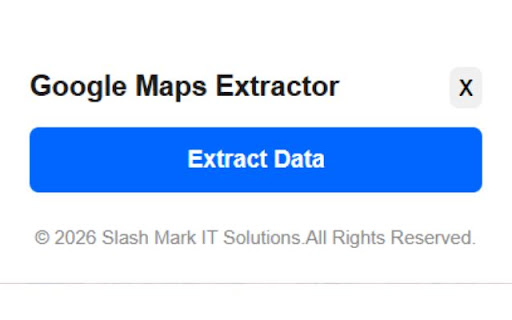 Google Maps Data Extractor by Slash Mark screenshot