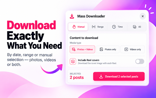 Mass Downloader for IG – Safe Bulk Download screenshot