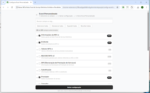 Baixar NFSe Nota Fiscal de Serviço Eletrônica Emitidas e Recebidas screenshot