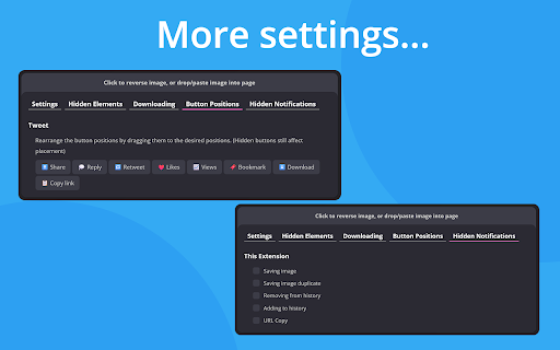 Improvements for Twitter screenshot