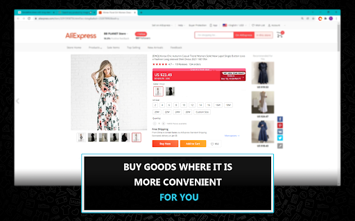 Search by image on Aliexpress screenshot