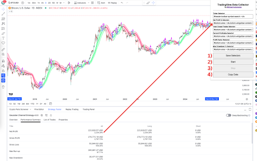 TradingView Data Collector screenshot