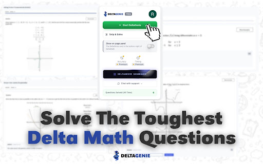 DeltaMath Answers | DeltaGenie | Automation Assistant screenshot