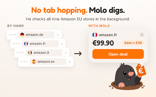 Molo — Amazon EU Price Compare screenshot