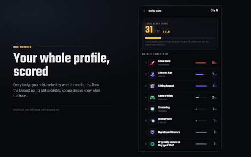 Badge Previewer for Discord screenshot